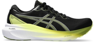 GEL-KAYANO 30 WIDE | Men | Black/Glow Yellow | Men's Running Shoes