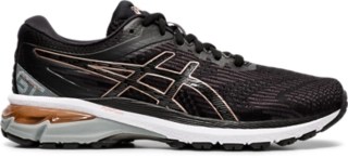 Women's GT2000 8 Black/Rose Gold Running Shoes ASICS