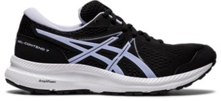 Women's GELCONTEND 7 WIDE Black/Lilac Opal Running Shoes ASICS
