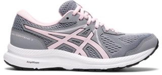 Women's GELCONTEND 7 (D) Sheet Rock/Pink Salt Running Shoes ASICS