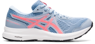 Women's GELCONTEND 7 Mist/Blazing Coral Running Shoes ASICS