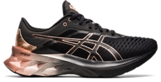 NOVABLAST PLATINUM Women Black/Rose Gold Womens Running Shoes