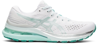 Women's GELKAYANO 28 White/Oasis Green Running ASICS Australia