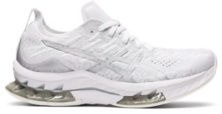 Women's GELKINSEI BLAST White/White Running Shoes ASICS