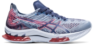 Women's GELKINSEI BLAST Mist/Thunder Blue Running Shoes ASICS