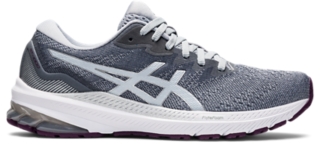 Women's GT1000 11 Piedmont Grey/White Running Shoes ASICS