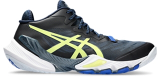 METARISE FRENCH BLUE/GLOW YELLOW Men's Volleyball Shoes ASICS