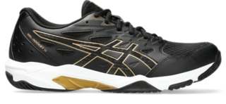 GELROCKET 11 WIDE Men Black/Pure Gold Men's Volleyball Shoes