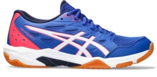 Women's GELROCKET 11 Asics Blue/White Volleyball Shoes ASICS