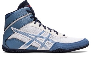 Men's MATCONTROL 3 White/Storm Blue Wrestling Shoes ASICS