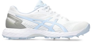 350 NOT OUT FF Women White/Soft Sky Womens Cricket Shoes ASICS