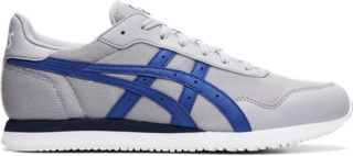 Men's TIGER RUNNER Piedmont Grey/Asics Blue Sportstyle Shoes ASICS