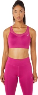 WOMEN'S ACCELERATE BRA Fuchsia Red Sports Bras ASICS