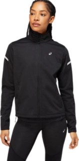 WOMEN'S LITESHOW WINTER JACKET Performance Black Heather Jackets & Outerwear ASICS