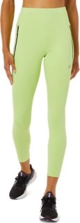 WOMEN'S RACE HIGH WAIST TIGHT Lime Green Tights & Leggings ASICS