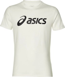 Men's ASICS BIG LOGO TEE Brilliant White/Performance Black Tshirts
