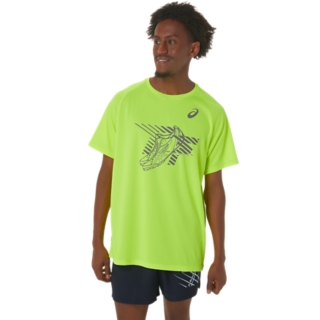 MEN'S SHOES GRAPHIC SHORT SLEEVE TOP Safety Yellow TShirts & Tops