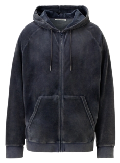 Men's ZIPUP HOODIE Peacoat MENS CLOTHING Onitsuka Tiger
