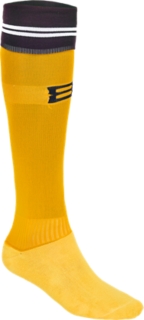 BRISBANE BRONCOS REPLICA HOME SOCK Men Rich Gold Mens NRL Accessories ASICS Australia