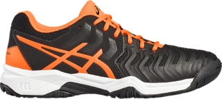 Unisex Gel-Resolution® 7 Gs | Black/Shocking Orange/White | Grade School (1- 7) | Asics