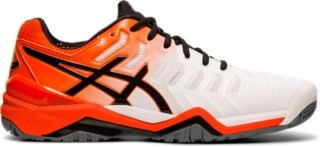 Men's Gel-Resolution 7 | White/Koi | Tennis Shoes | Asics