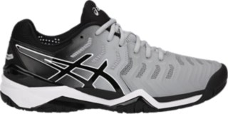 Men's Gel-Resolution 7 | Mid Grey/Black/White | Tennis Shoes | Asics