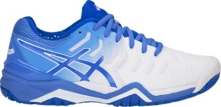 Women's Gel-Resolution 7 | White/Blue Coast | Tennis Shoes | Asics