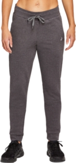 Women's Women's Fleece Pant Dark Grey Heather Pants ASICS