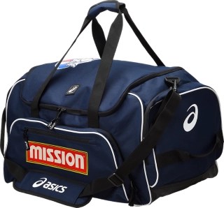 Unisex WESTERN BULLDOGS DUFFLE BAG Navy AFL Accessories ASICS