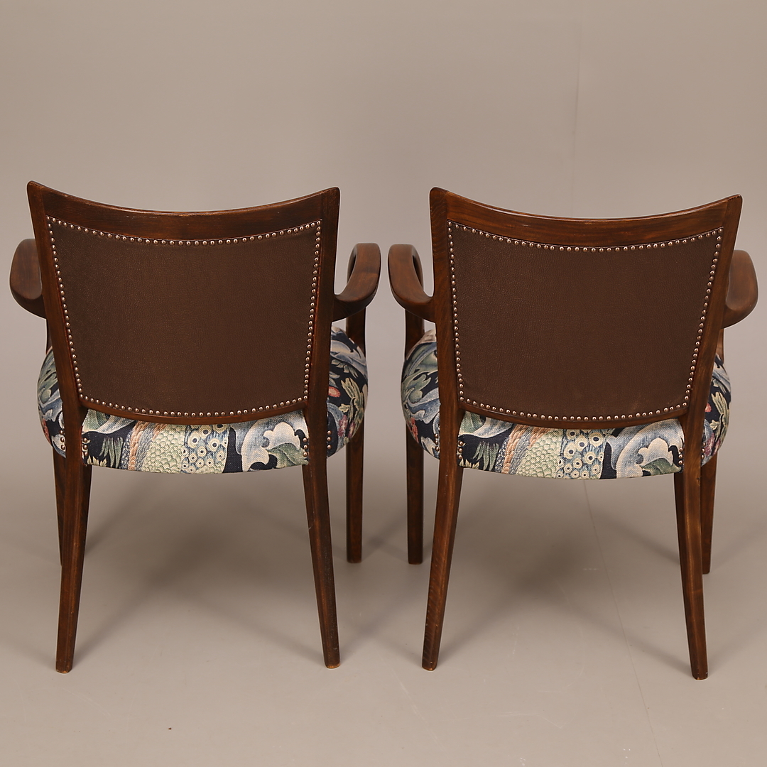 Bilder för 569561. KARMSTOLAR, ett par, färg Indigo