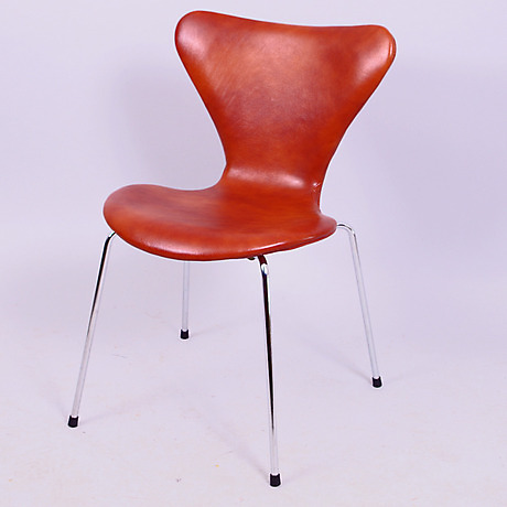 7an stol Stol, "7-An", Design Arne Jacobsen För Fritz Hansen. Möbler - Fåtöljer & Stolar - Auctionet