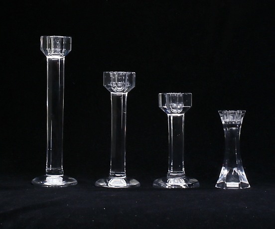 ljusstakar kosta boda Candles, 4 Pcs, Crystal, Kosta Boda, 1900S. Glass - Other - Auctionet