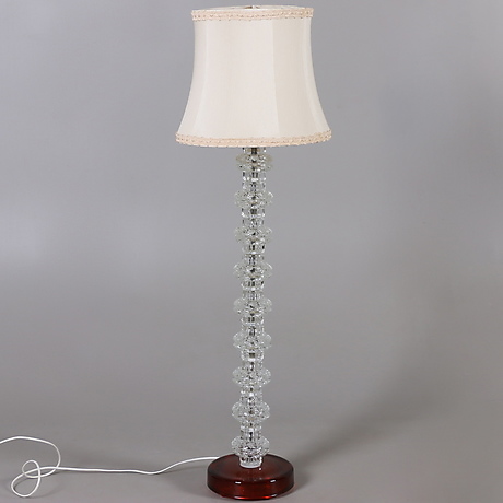 golvlampa glasfot Golvlampa, Glas, 1960/70-Tal. Belysning & Lampor - Golvlampor - Auctionet