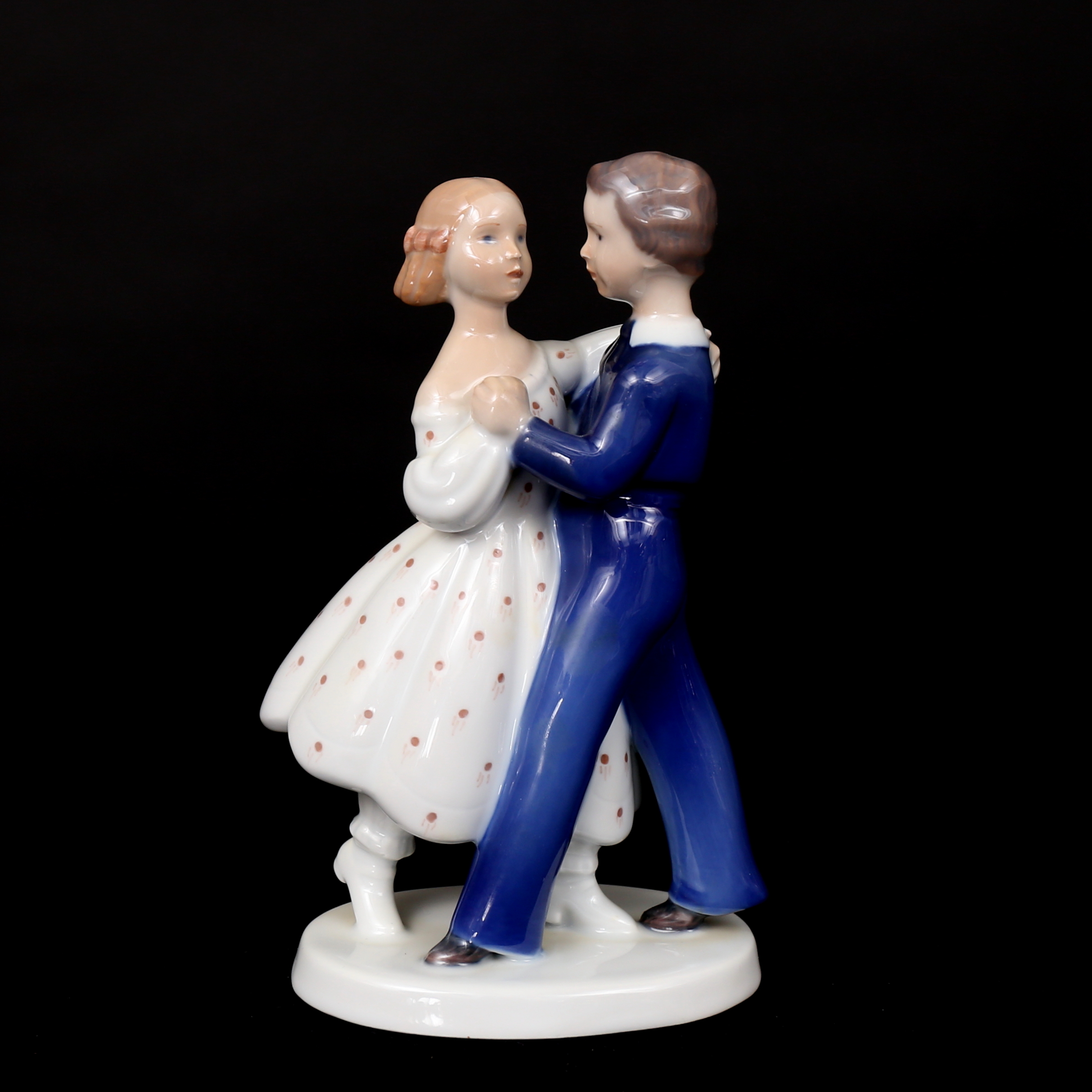 Images for 1012444. FIGURINE, porcelain, dancing couple, Royal