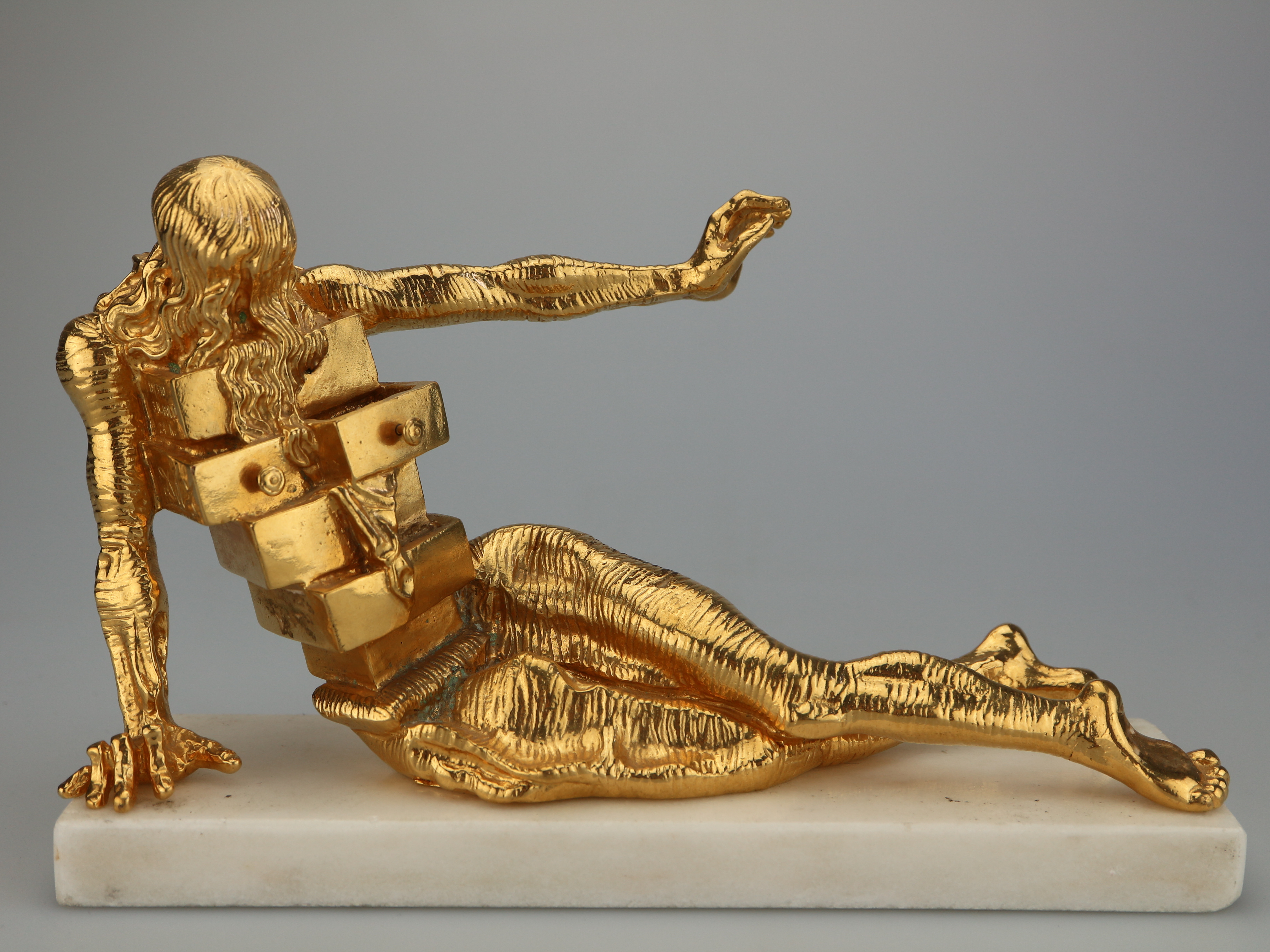 Salvador DalÍ Le Anthropomorphique Silver Metal Other Metals