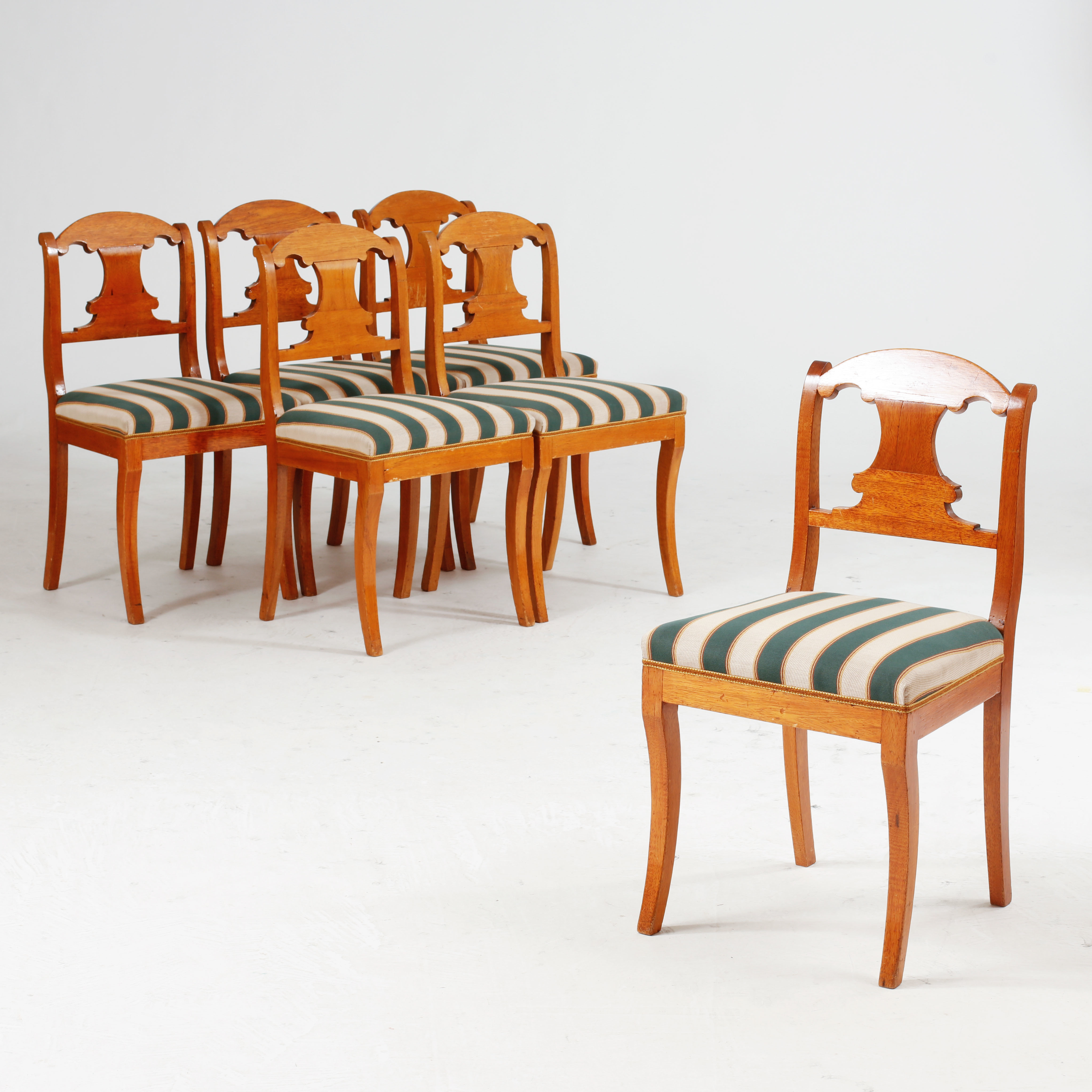 Stolar Fåtöljer STOLAR, 6 st, Karl Johan. Möbler Fåtöljer & Stolar