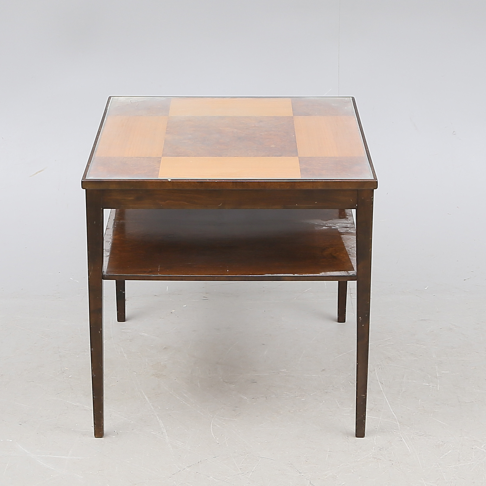 Soffbord Trä Med Glasskiva Bilder för 1238294. SOFFBORD, trä, med glasskiva, ca 1940.