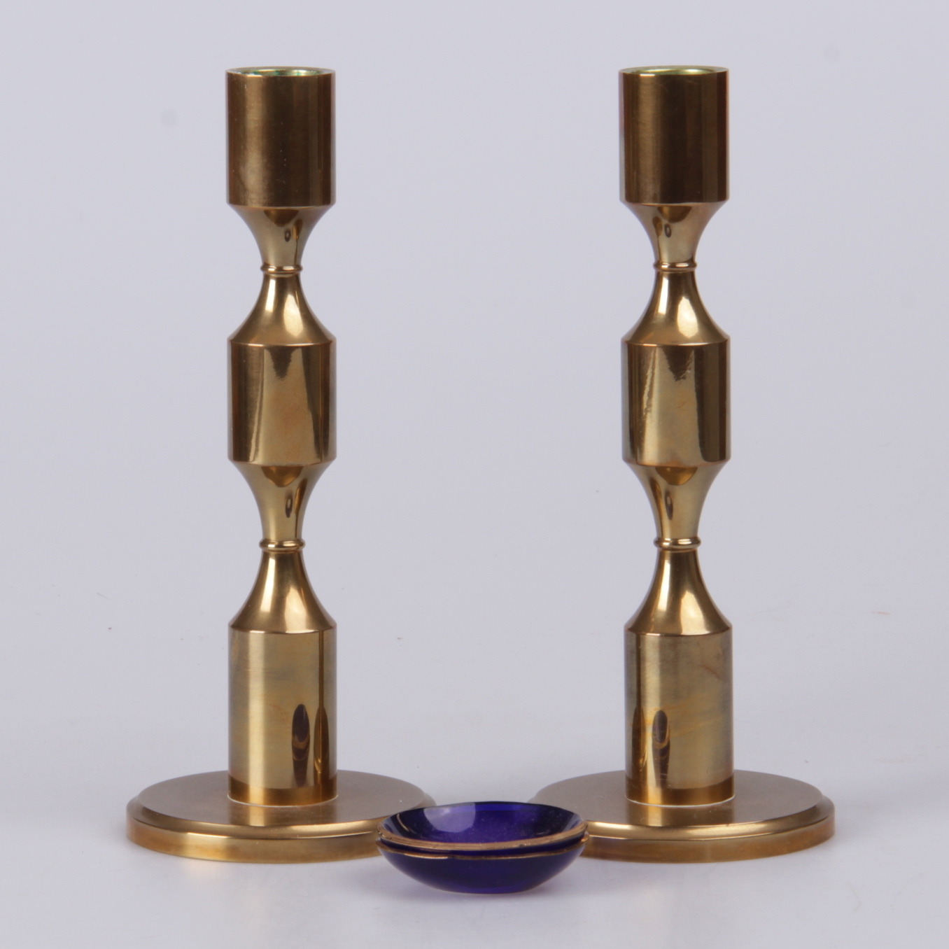 Metallslöjden Gusum Ljusstake Bilder för 199164. LJUSSTAKAR, ett par, mässing, Metallslöjden Gusum