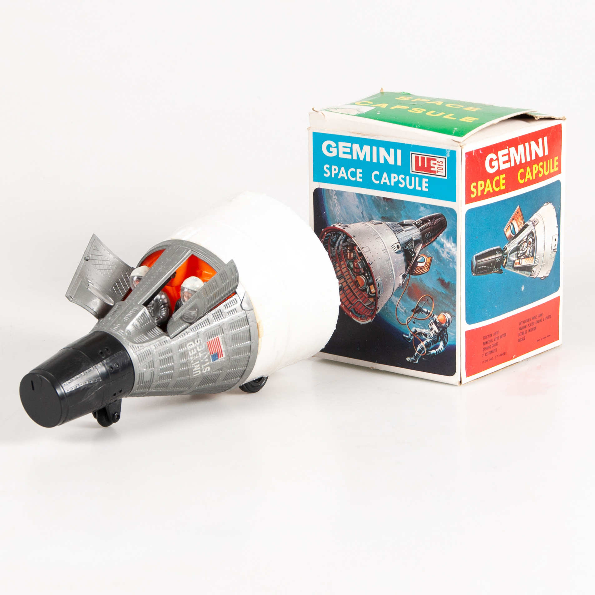 Images for 2066013. SPACE TOY. GEMINI SPACE CAPSULE. Friction driven