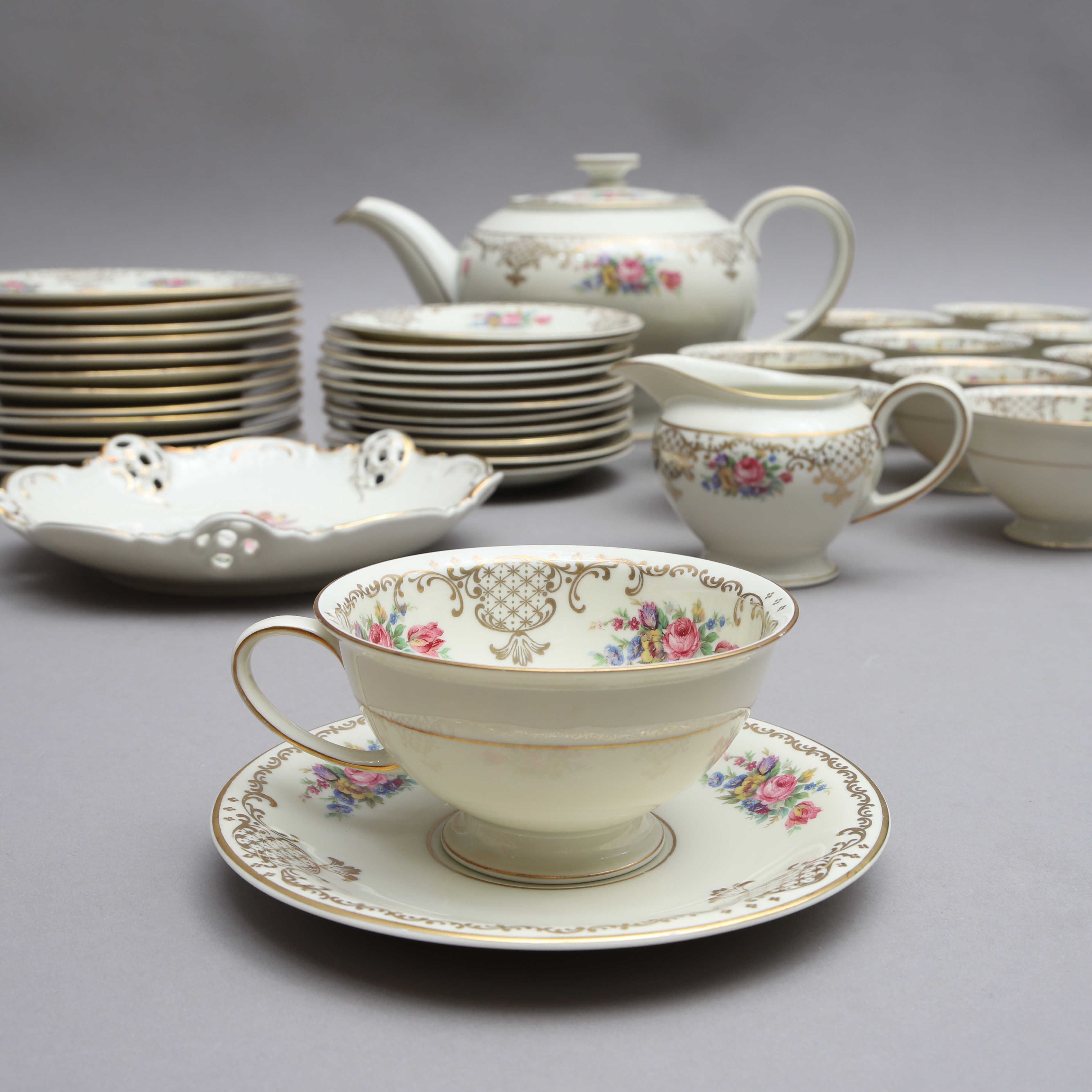 Images for 2370115. TEA SET, 38 pieces, porcelain, Rosenthal, Germany