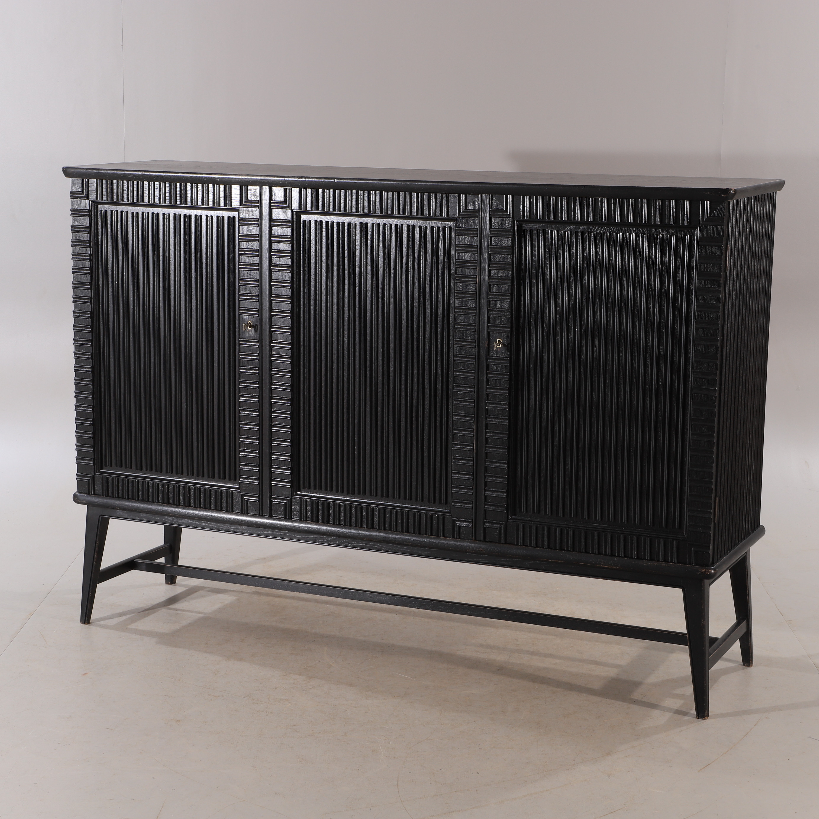 Images for 2415784. DINING ROOM black painted oak, Swedish