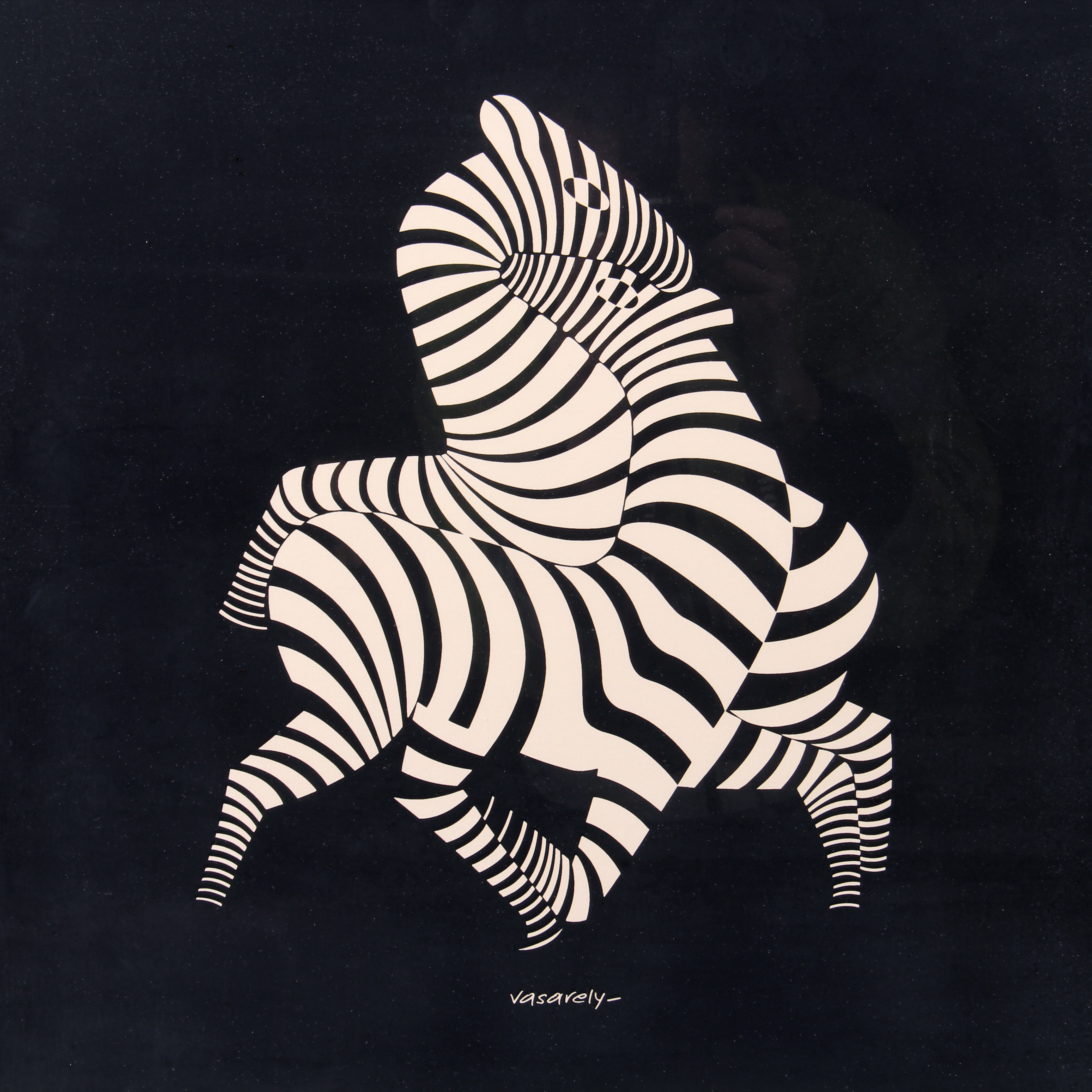 Images for 245137. VICTOR VASARELY. Multiple, zebras, signed in print