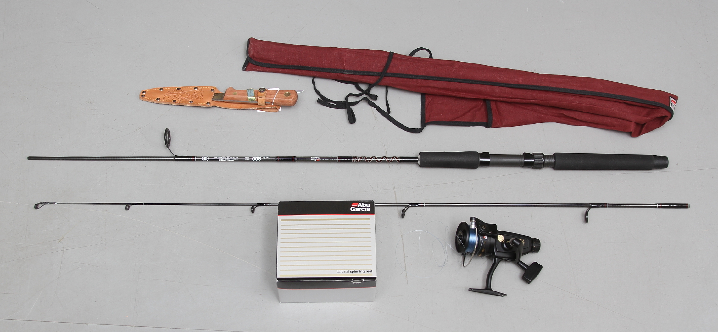 FISKEREDSKAP, 3 delar, 2000tal. Övrigt Fiskeutrustning