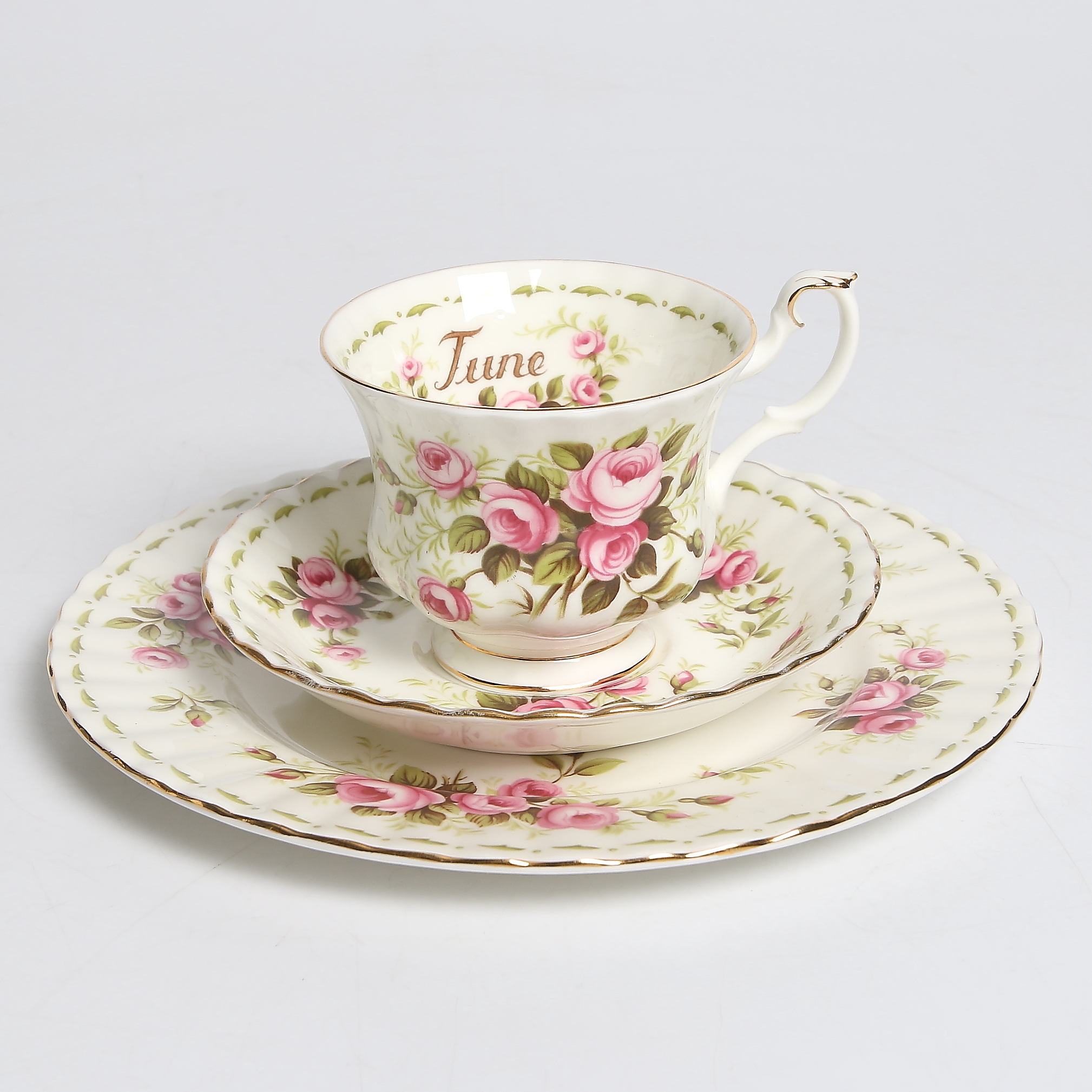 Images for 317159. COFFEE CUPS, DISHES and PLATES, 36 pieces, bone