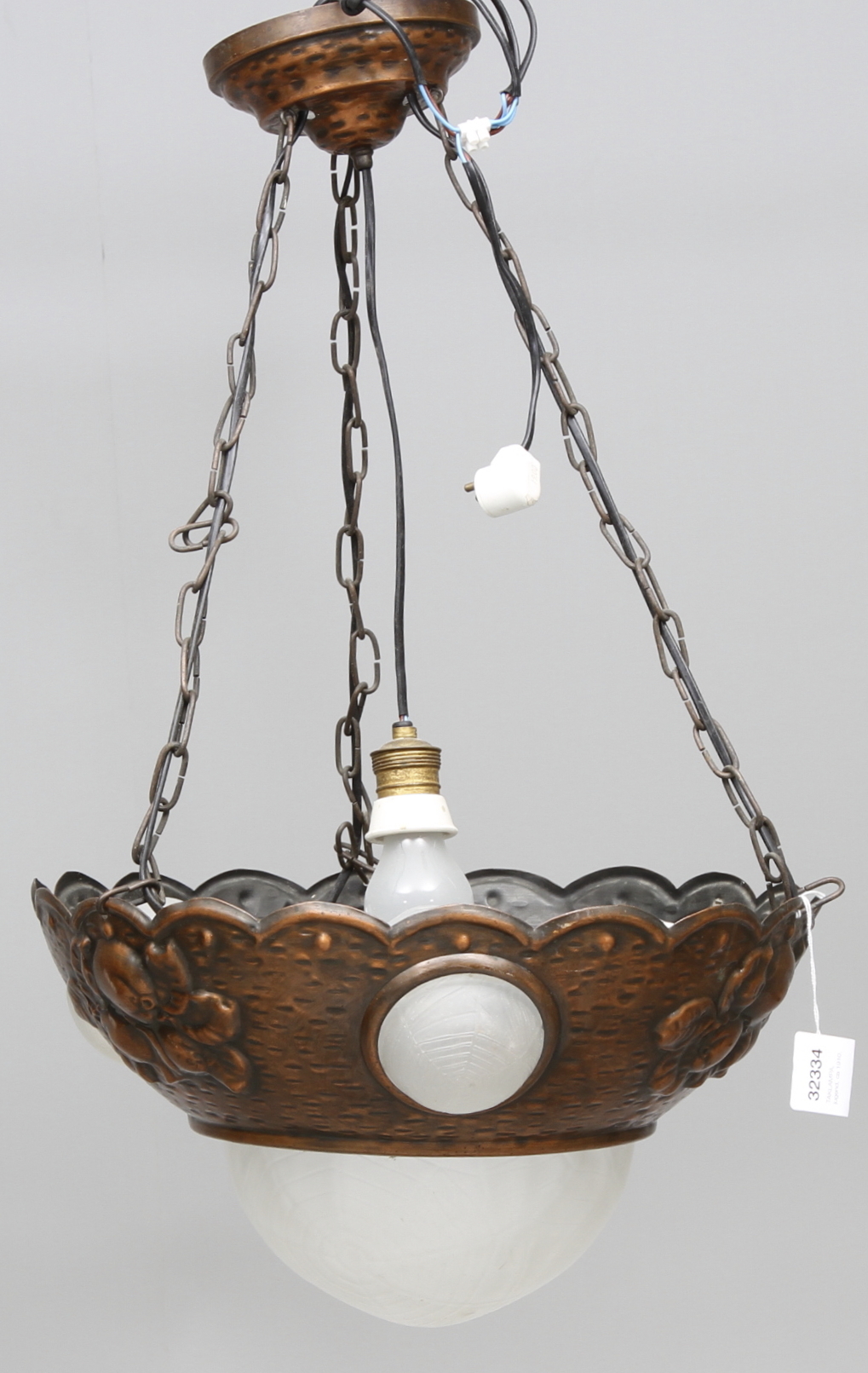 Taklampa Waldorf Bilder för 32334. TAKLAMPA, jugend, ca 1910.