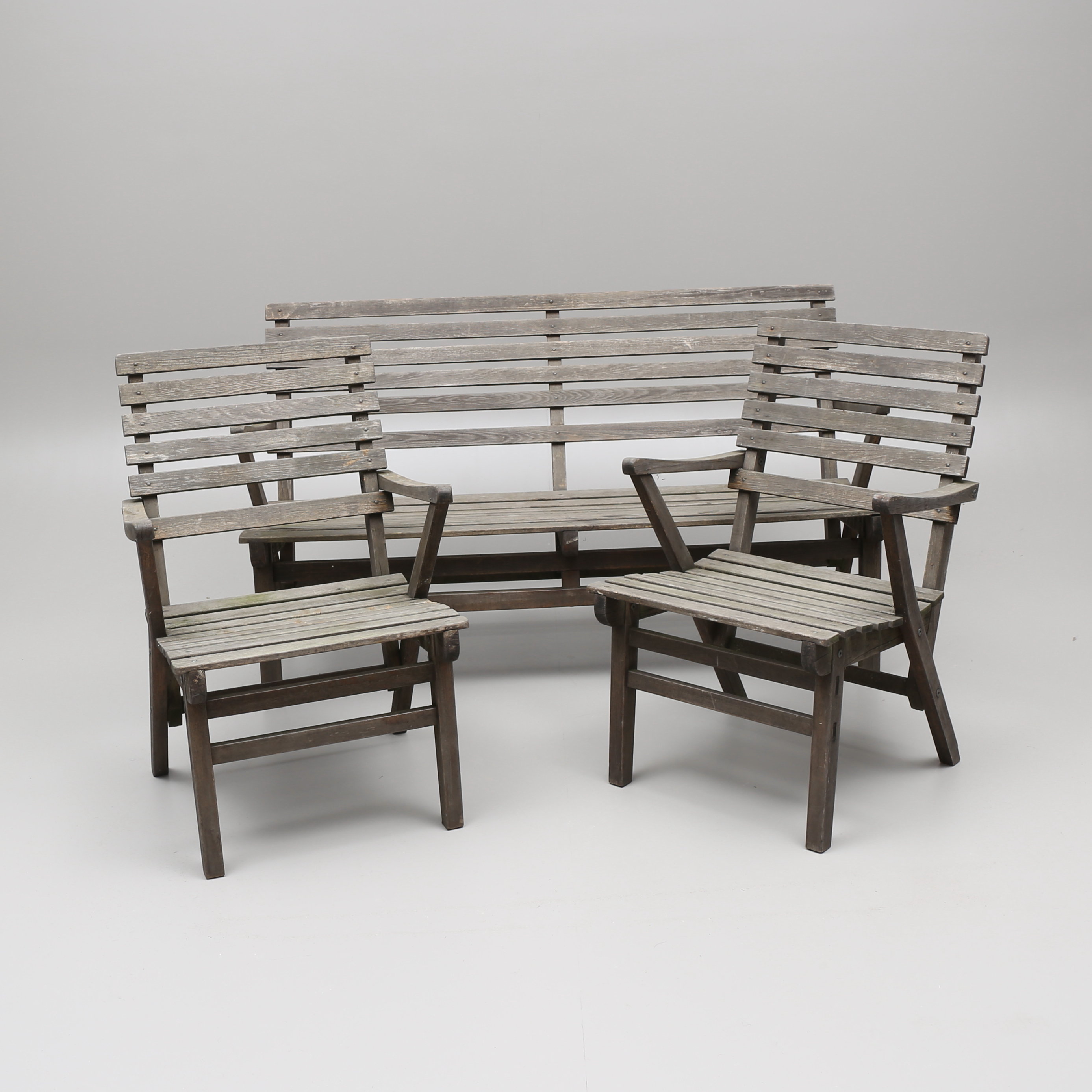 carl malmsten trädgårdsmöbler Carl Malmsten. Trädgårdsmöbel; 3 Delar, "Bergshamra", Ita, Igelstadverken Ab Södertälje. Möbler - Trädgårdsmöbler - Auctionet