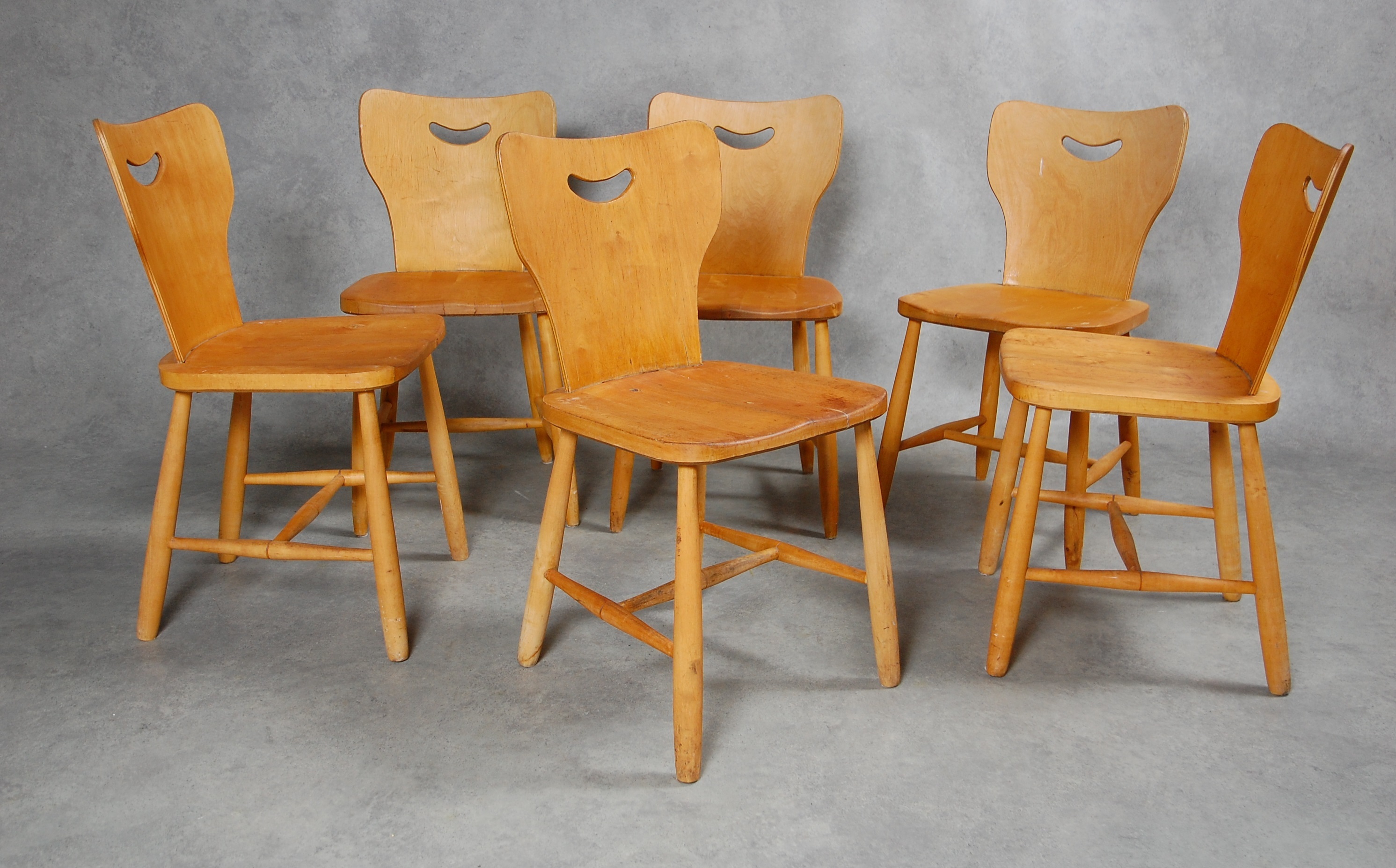 Stolar Fåtöljer STOLAR, 6 st, 1940tal. Möbler Fåtöljer & Stolar