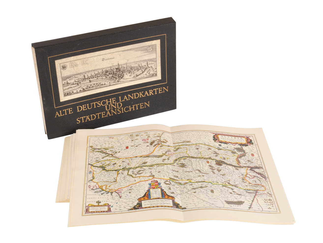 Alte Deutsche Landkarten Und Städteansichten Box Bilder zu 366332. FAKSIMILEBOX, LIMITIERT. Die schönste Sammlung alter