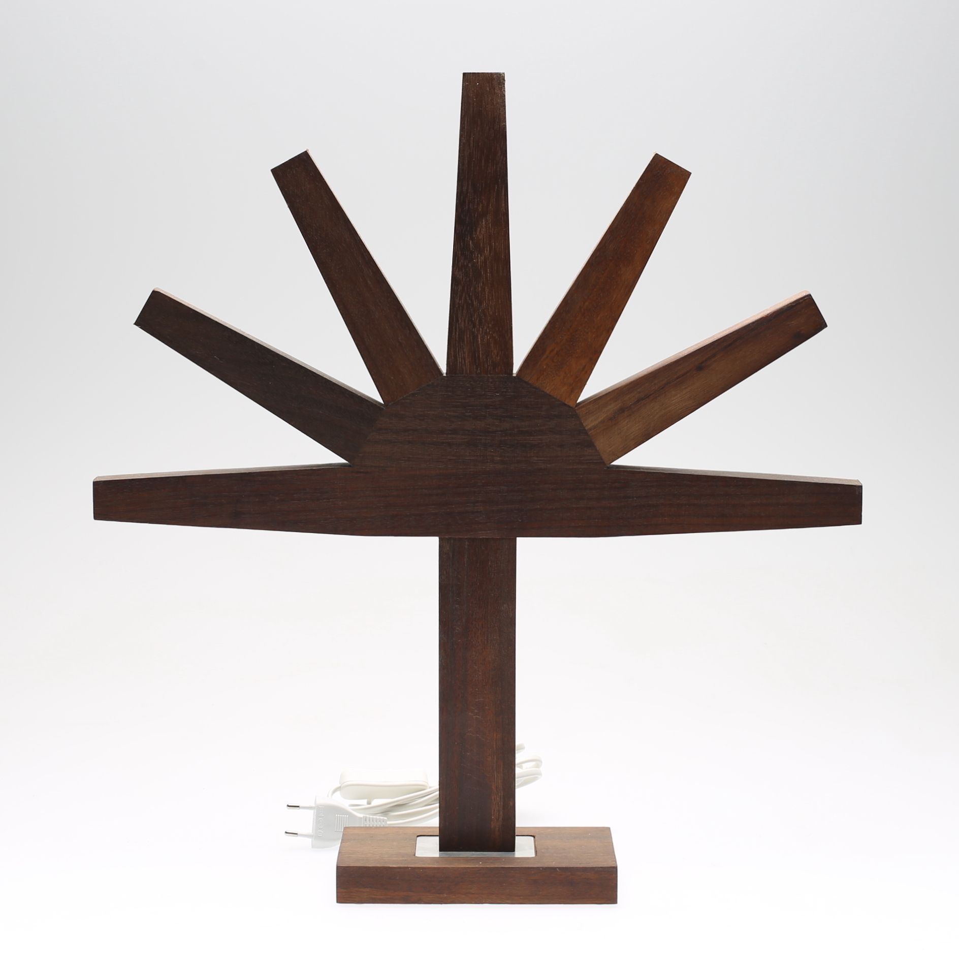 industriell adventsljusstake Images For 438135. Advent Candleholder, Teak, Swing Industrial Limited, 2000S. - Auctionet