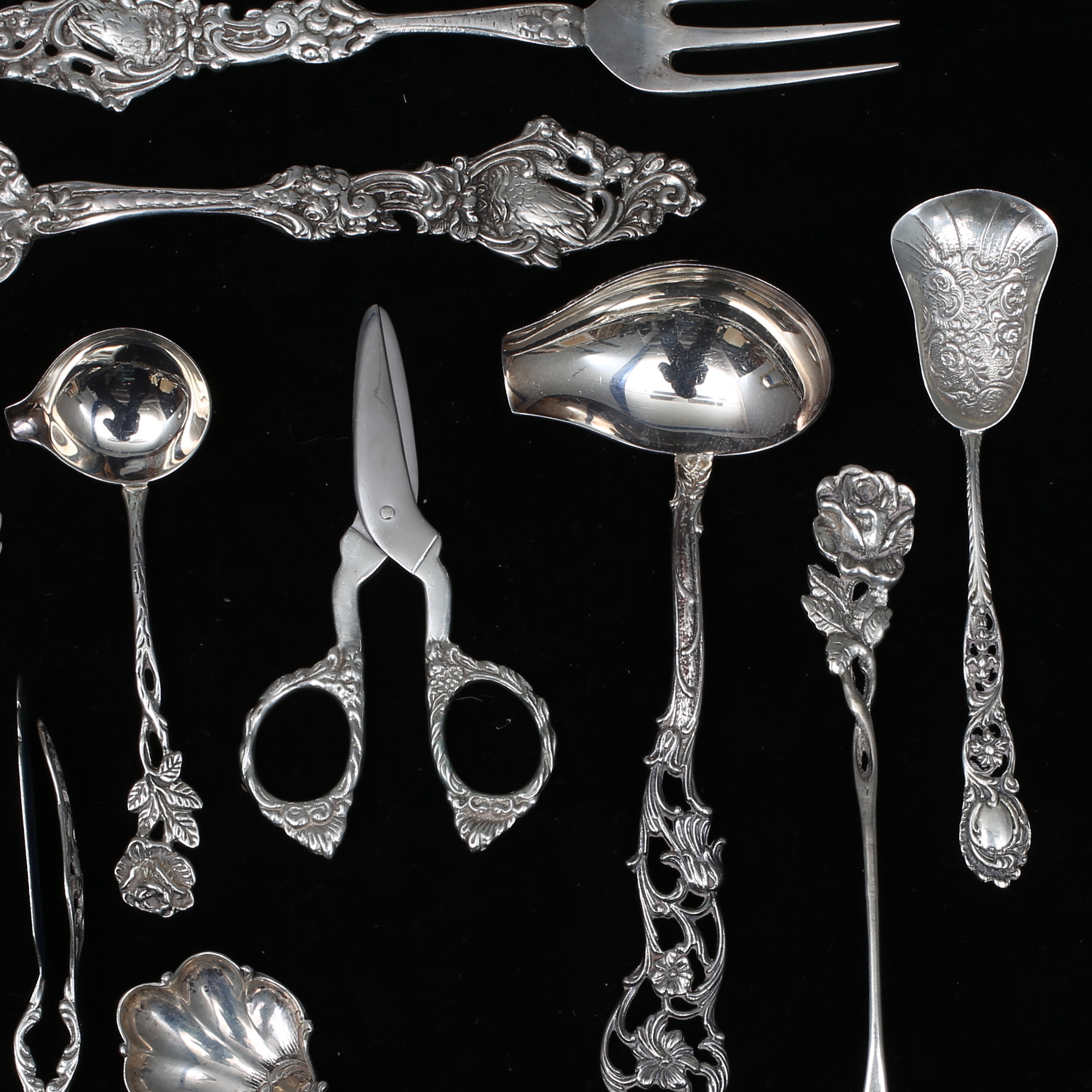 Images for 621033. SERVING CUTLERY, 12 pcs, silver, weight 382 grams